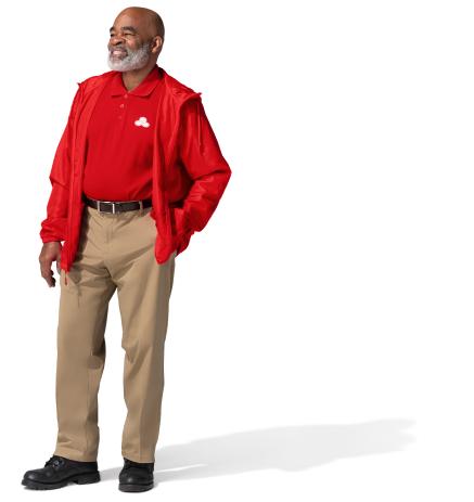A smiling State Farm representative is happy to answer any questions.
